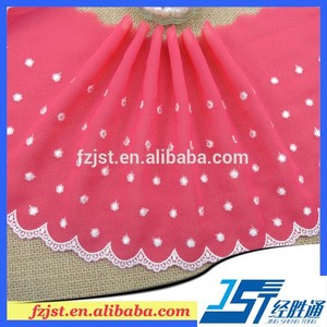 Lovely pink bordado del ajuste del cordón para la muchacha <span class=keywords><strong>vestido</strong></span> - Product Image 3