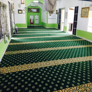 Haute qualité Axminster Wilton conception personnalisée tapis de mosquée tapis de prière musulman tapis réversible