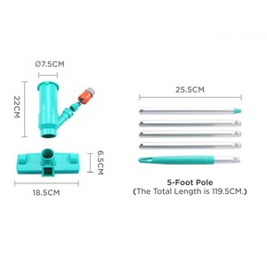 BONNY Chine Vente en gros Accessoires <span class=keywords><strong>de</strong></span> <span class=keywords><strong>piscine</strong></span> pour sports nautiques Kit <span class=keywords><strong>de</strong></span> nettoyage <span class=keywords><strong>de</strong></span> <span class=keywords><strong>piscine</strong></span> Tête <span class=keywords><strong>de</strong></span> nettoyage à jet d'eau pour <span class=keywords><strong>piscine</strong></span> - Product Image 4