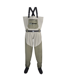 Hot bán giá rẻ giá không thấm nước bay khởi động câu cá ủng lội nước vải thoáng khí ngực ủng lội nước fishing - Product Image 6