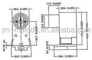 <span class=keywords><strong>R17D</strong></span> <span class=keywords><strong>Lampholder</strong></span> <span class=keywords><strong>R17D</strong></span> Ổ Cắm Đèn <span class=keywords><strong>R17D</strong></span> Đế Đèn 660W 1000V - Product Image 3