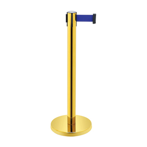 Equipo de control de multitudes de metal, poste de barrera de tráfico, cinturón de Banco retráctil, barrera de cola, barato - Product Image 4