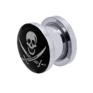 شعار الايبوكسي الفولاذ المقاوم للصدأ مخصصة اللحم نفق المقابس - Product Image 6