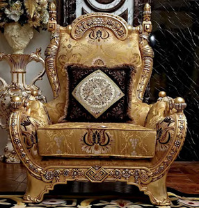 Lujo salón sofá muebles silla tela silla - Product Image 1