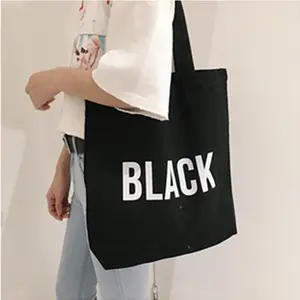 Stampa su misura di marchio 12oz tela di cotone borsa shopper