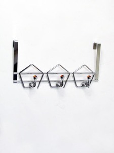 S Shape 4 <b>over</b> <b>door</b> metal hanger <b>hooks</b> - Product Image 4