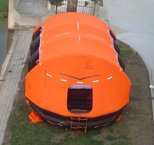 قارب نجاة ذاتي النفخ يتسع لـ <span class=keywords><strong>50</strong></span> شخصًا - Product Image 6