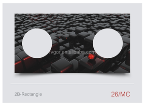 เตาแก็ส<span class=keywords><strong>2</strong></span>หัวแบนแบบใหม่,เตาทำอาหารในครัวกระจกนิรภัยสีดำรองรับกระทะเหล็กหล่อเซรามิก/แก้ว Odm/oem - Product Image 5