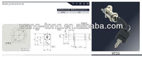 Serrure de fichier 9733 pour armoire métallique, serrure à came pour armoire, verrouillage centralisé pour voiture