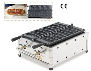 8pcs Commercial Use Non-stick LPG Gas Penis Waffle Maker