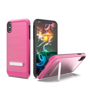 2018 Antichoc <span class=keywords><strong>Dessin</strong></span> Motif Couverture Arrière En Métal de <span class=keywords><strong>Téléphone</strong></span> de Béquille Pour iPhone XS/XS Plus - Product Image 6