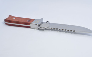 سكينة صيد, سكينة صيد من الصلب المقاوم للصدأ سكينة صيد بمقبض خشبي - Product Image 5
