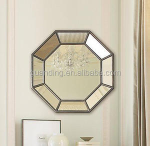 <span class=keywords><strong>Espejo</strong></span> de pared hecho a mano Art Deco rectangular <span class=keywords><strong>con</strong></span> <span class=keywords><strong>borde</strong></span> biselado para decoración del hogar - Product Image 3