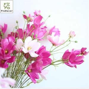 Venta al por mayor <span class=keywords><strong>Cosmos</strong></span> artificiales margaritas tela de seda decoración de la boda <span class=keywords><strong>Bipinnatus</strong></span> crisantemo Galsang flor - Product Image 2