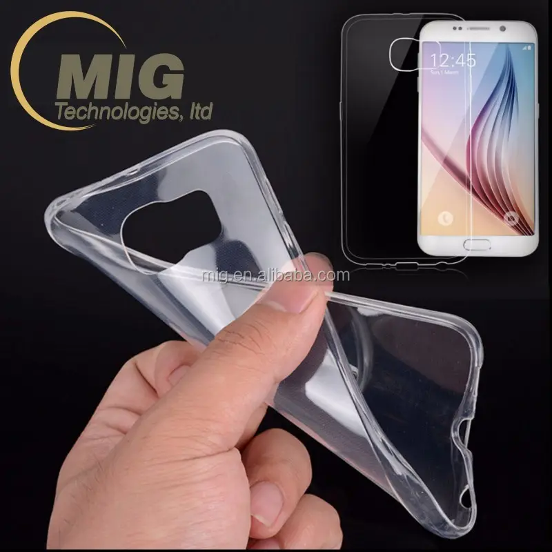 for Samsung galaxy S7 S7 edge 0.5 mm or 1mm ultrathin clear transparent Soft TPU Case Mobile phone Accessory for Samsung S7