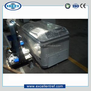 Tapa de cristal congelador comercial escaparate para la venta en un <span class=keywords><strong>supermercado</strong></span> - Product Image 4