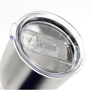 Madou <span class=keywords><strong>300</strong></span> ml 10 oz Acero inoxidable taza de metal copa de vino champán vino con tapa - Product Image 5