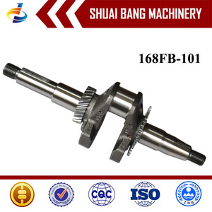 La mejor calidad del cigüeñal Nombre de las piezas 168FB, Cigüeñal del <span class=keywords><strong>motor</strong></span> - Product Image 1