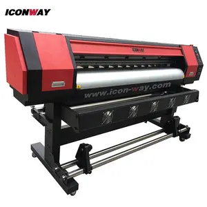 ICONWAY 1.8 m plotter printer eco solvent dx5 grootformaat printer (1440 dpi, Hoge kwaliteit)