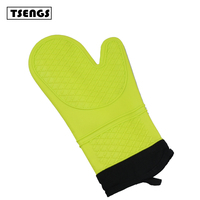 Großhandel Silikon ofen handschuhe Hitze beständige Koch handschuhe