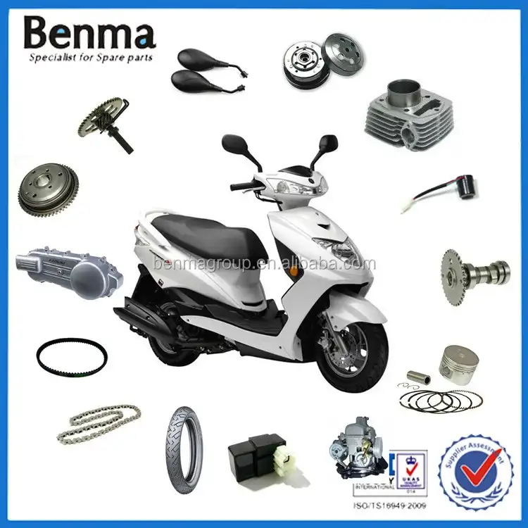 Piezas de motor de motocicleta y patinete eléctrico, GY6-50cc, 80cc, 125cc, 150cc, piezas de repuesto