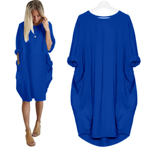 Oferta Especial Entrega Rápida Vestido Casual 1 Pieza con Logo Impreso para <span class=keywords><strong>Mujer</strong></span> <span class=keywords><strong>Tallas</strong></span> <span class=keywords><strong>Grandes</strong></span> - Product Image 2