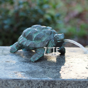 Escultura <span class=keywords><strong>de</strong></span> Tortuga Marina <span class=keywords><strong>Galapagos</strong></span> <span class=keywords><strong>de</strong></span> Bronce Grande para Jardín Exterior, Fundición en Caliente - Product Image 3