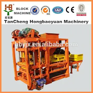 Qtj4-25c presse automatique brique bloquer Machine à béton brique faisant la Machine Linyi hongbaoyuan Machine