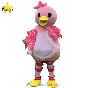 ชุดมาสคอตลูกเป็ดขี้เหร่ของฟันทอยส์สำหรับโฆษณา - Product Image 1