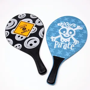 Customized Funny wooden beach tennis racket/beach tennis racket set