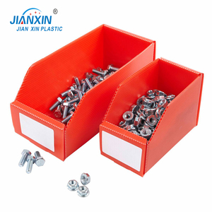 warehouse plastic box stacking bin heavy duty tool components storage stackable wall nesting shelf 3x3 industrial picking