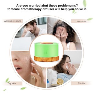 Bộ Khuếch Tán Hương Thơm Chất Lượng Hàng Đầu 500ML Tùy Chỉnh 7 Màu Đèn Led Thay Đổi Với Sinh Thái Thân Thiện Bpa Vật Liệu Miễn Phí Difuser - Product Image 6