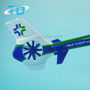 Résine Modèle EC-135 1:24 42cm Hélicoptère Jouet - Product Image 4