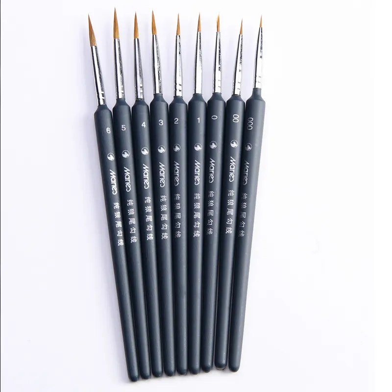 Maries pointed tip paint brushes artist detail artist brush for art supplies