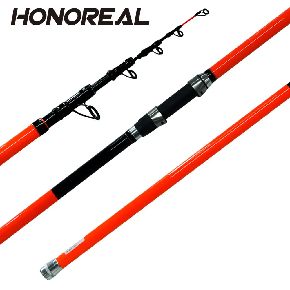 HONOREAL 4,2 m 5 Sección stock caña de pescar de carbono Tele Surf