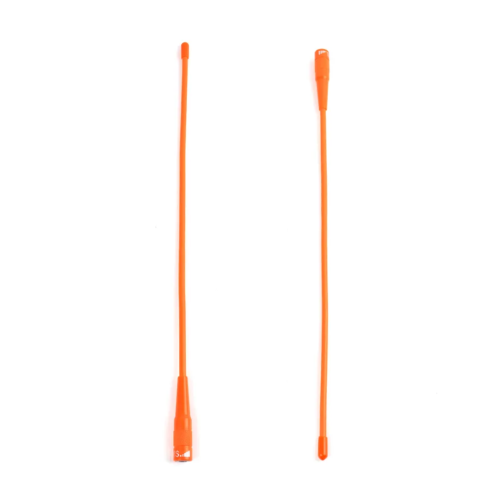 Antenne fouet Flexible à double bande Orange TC-RHF40 sma-mâle Vhf Uhf, livraison gratuite