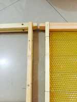 Langstroth bienen rahmen mit bee wachs foundation blatt