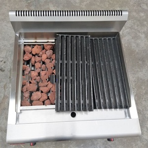 Parrilla de Gas de Sobremesa con Piedras de Lava, Parrilla de Gas, Parrilla de Barbacoa de Gas, Parrilla de Barbacoa de Piedras de Lava de Acero Inoxidable - Product Image 5