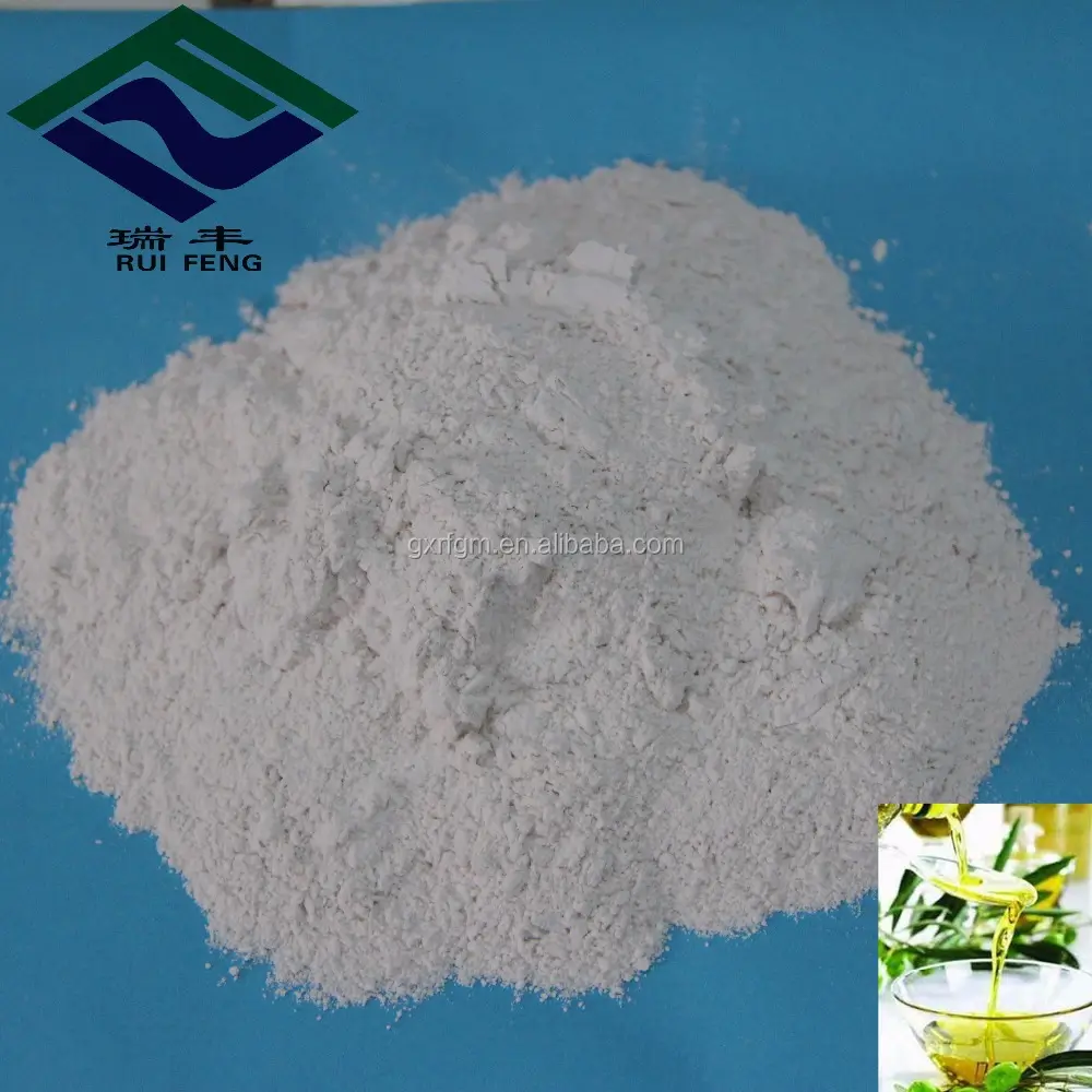 CAS N ° 70131-50-9 Alcalina fornecedor chinês argila ativada usado óleo de cozinha