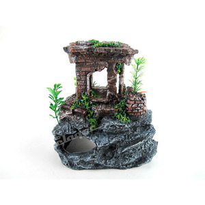 Decoraciones <span class=keywords><strong>de</strong></span> Resina para Acuarios con Forma <span class=keywords><strong>de</strong></span> <span class=keywords><strong>Castillo</strong></span> Grande, Adorno para Peceras, <span class=keywords><strong>Cuevas</strong></span> Acuáticas, Escondite - Product Image 1