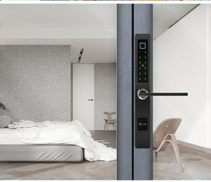 <span class=keywords><strong>Cerradura</strong></span> inteligente biométrica con huella dactilar <span class=keywords><strong>para</strong></span> <span class=keywords><strong>puerta</strong></span> corredera, dispositivo de cierre <span class=keywords><strong>para</strong></span> <span class=keywords><strong>puerta</strong></span> de vidrio de aluminio, aplicación TTlock BLE Wifi RFID - Product Image 3