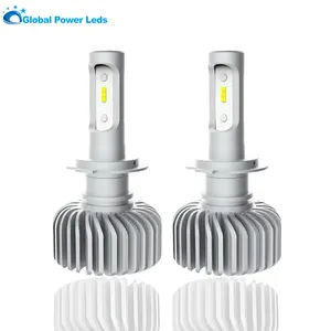 免费样品6000k前照灯C318灯泡12v 24v汽车卡车发光二极管灯H7发光二极管灯泡