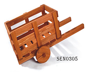 Herramienta de jardín carretilla de madera carro de heno/<span class=keywords><strong>maceta</strong></span> de madera para jardín - Product Image 1