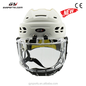 Casco Professionale Anti-Graffio per <span class=keywords><strong>Hockey</strong></span> su Ghiaccio Nuovo Design in Materiale PP per Attrezzatura da Giocatore di <span class=keywords><strong>Hockey</strong></span> su Ghiaccio per Bambini - Product Image 1