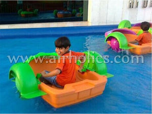 Jeux d'eau en plastique pour adultes, parc d'attractions pour piscine Aqua, roue, jouet pour enfants, ramdage à la main, bateau à palette en plastique, offre spéciale, W4001 CE - Product Image 3