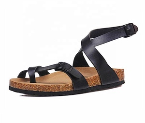 Nuovi <span class=keywords><strong>Sandali</strong></span> Estivi alla Moda per Donne e Ragazze con Cinturino alla Caviglia e Soletta con Supporto dell'Arco in <span class=keywords><strong>Sughero</strong></span> - Product Image 4