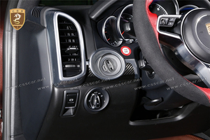 Para Cayenne 958 pieza del coche de la fibra de carbono decoración molduras interiores para porsch - Product Image 2