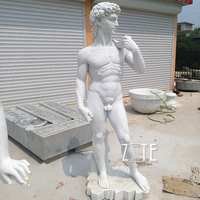Sculpture classique en pierre de David, statue en marbre d'Michel-Ange