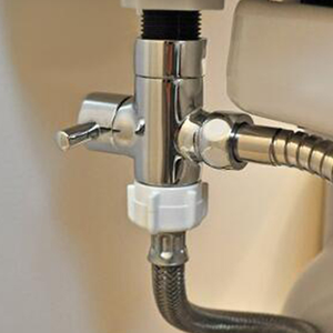 Robinet d'angle de salle de bain G1/2 en laiton massif, diviseur de bras de douche à 3 voies, douchette avec accessoires de robinet universels - Product Image 6