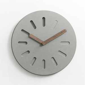 EMITDOOG 12 pollici Moderno Nuovo Design Forescolor MDF di Legno Decorativo <span class=keywords><strong>Orologio</strong></span> <span class=keywords><strong>Da</strong></span> <span class=keywords><strong>Parete</strong></span> del Quarzo <span class=keywords><strong>Quadrato</strong></span> Silenzioso <span class=keywords><strong>Orologio</strong></span> di Cemento - Product Image 4